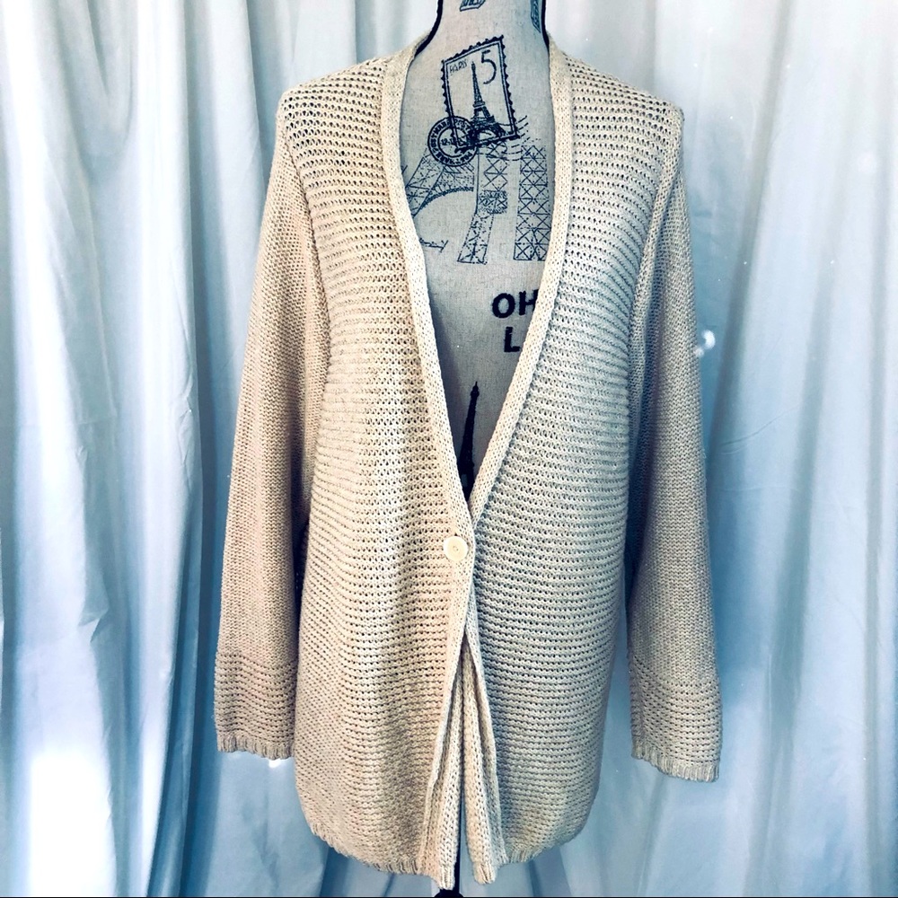 Coldwater Creek Cardigan - Lightweight pale color
